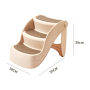 NEW  Dog Stairs Lightweight Collapsible Non-Slip Treads 3 Step Pet Stairs
