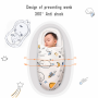 0-6 months Newborns Infant Sleeping bag Adjustable Sack Baby Swaddle Blanket wrap Baby Cotton with Head Pillow for girls boy