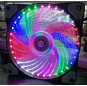 33 lights 12CM chassis fan light guide LED with light light ultra-quiet chassis cooling air volume