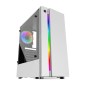 Streamer Rainbow Design Desktop Chassis USB3.0 Black Computer Case