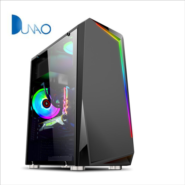 2019 new black glass game chassis factory price C005