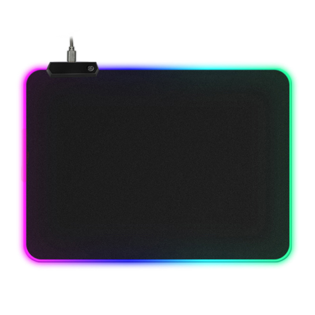 Overseas warehouse Custom print large led rgb mouse pad computer accessories gaming mouse mat led gamer computer desk mat