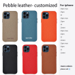 Pebble leather