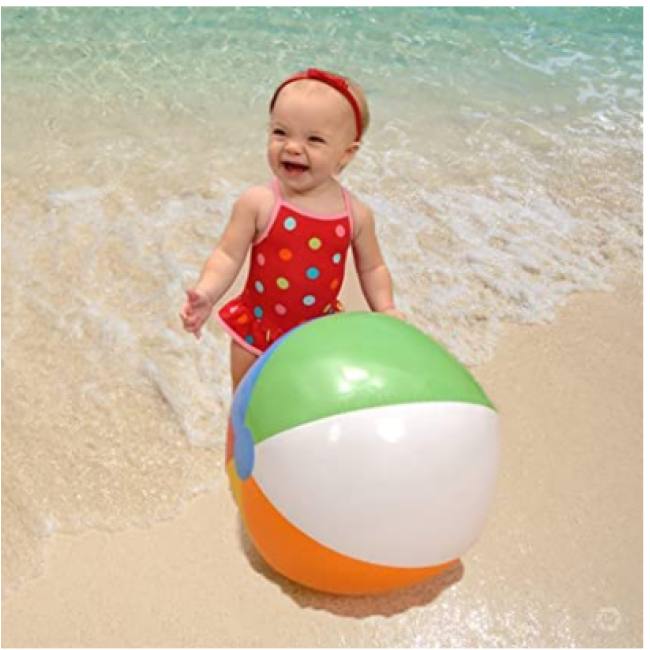 Promotional 51cm Hot Sell PVC 6p free Multiple styles inflatable beach ball