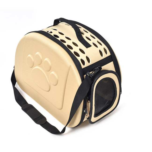 wholesale Eco-friendly Animal Folding Portable Eva Dog Cat Carrier Pet Carry Travel Tote Bag