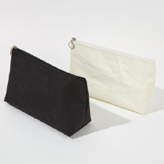 ECO Friendly Material Custom Logo Reusable makeup Bags Light Dupont Paper cosmetic Bag Eco stoprage Tyvek Bag