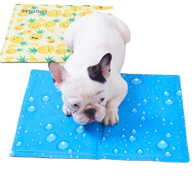 Pet Cool Mat Bed Pet Cold Gel Pad Heat Relief Summer Soft Dog Cooling Mat Cool Down Pet Ice Pad Mattress Cat Cushion