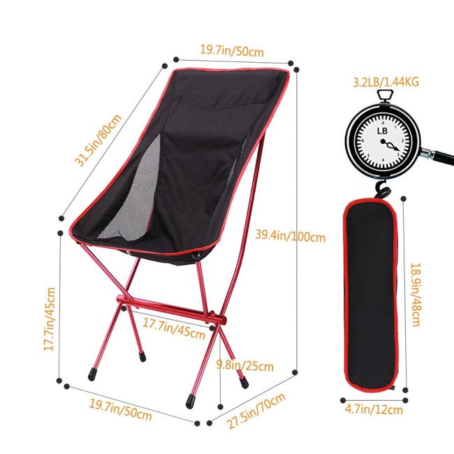 Lightweight outdoor camping Folding sling beach chair