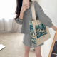 Customized Eco-friendly Women Canvas Tote Bag Recycled Cotton Bag with Zipper
