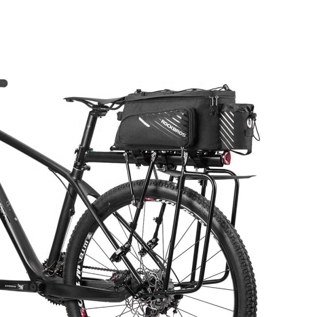 OEM Outdoor Sports Travel Pannier e Bike Cycling Gym Luggage Camera Carrying Case Rear Seat Bicycle Rack Bag
