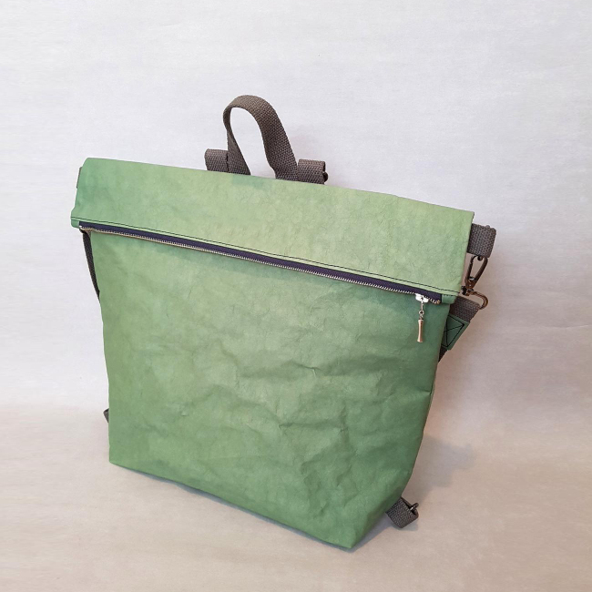 Multi-purpose Washable Kraft Paper Backpack Tyvek Paper Shoulder bag Crossbody Bag