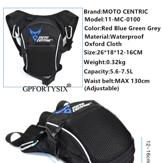 Motorcycle Men Travel Hip Bum Fanny Pack Cell Phone Case Purse Belt Male Shoulder bag Waist Bags Oxford Leg Bag Drop Backpack