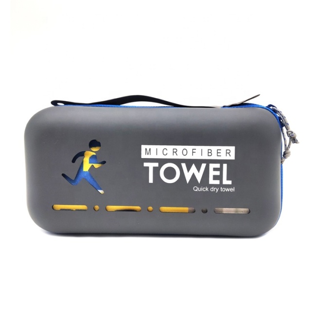 wholesale sweat absorbing printed microfiber sport fitness towel custom gym towel