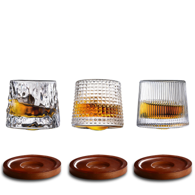 Luxury Diamond Liquor Glassware Barware Classic Clear Cup Whisky Glass for Bourbon Macellan Tequila Whiskey Cocktails Christmas
