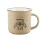 Wholesale eco-friendly new bone china color glaze silk screen debossed custom ceramic enamel mugs