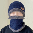 Kid Blue set:hat + scarf