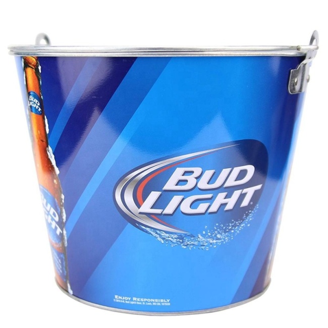 Budweiser  Iron Tin Ice bucket For Beer