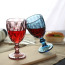 Hot Selling boho blue Champagne wine glass goblets cups vintage pink goblets becher