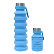 SKY BLUE Collapsible Silicone  Water Bottle