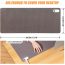 Heated Desk Mat 3 Speeds Touch Control Leather Desk Pad Electric Heating Table Warm Pad