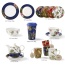 Popular sale ceramic colorful coffee water mug flamingos tea mug with bird