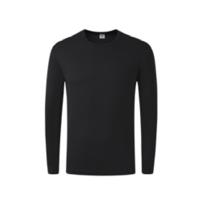manufacturer Cheap Price polyester blank plain men's long sleeve t-shirts Custom LOGO Sublimation Printing unisex Tshirt for Man
