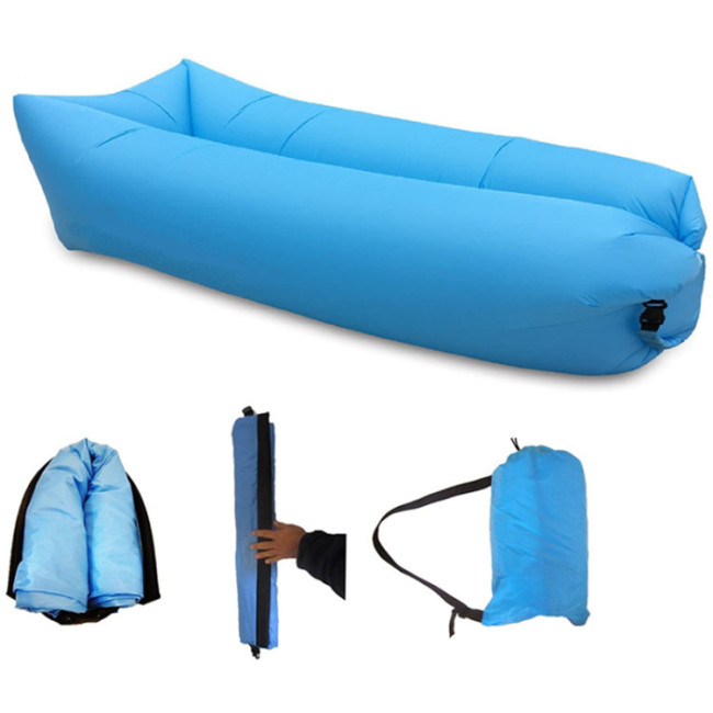  Air sofa Laybag Recliner Inflatable Couch Lounger Camping Air Mattress Sofa Beach Lazy Sleeping Bag