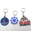 Custom Logo 2d Soft Pvc Plastic Keychain metal gift anime Rubber key chain 3D silicone Rubber Key Ring rubber pvc keychain