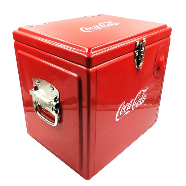 15 liters of Coca--Cola rotomolded table portable Beer cooler ice chest  retro cooler box