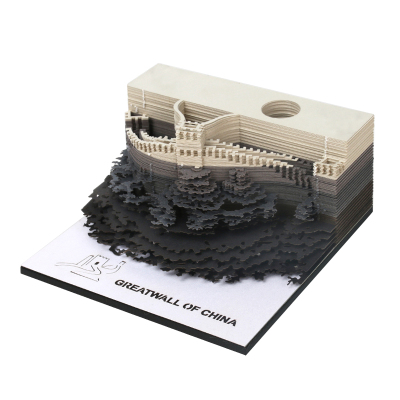 The Great Wall 3D Laser Cut Memo Pad