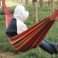 Colorful Outdoor Camping  Canvas Hammock swing hiking bed