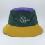 wholesale custom private label colorful two tone designer big oversize unisex  patchwork warm thin corduroy bucket hat