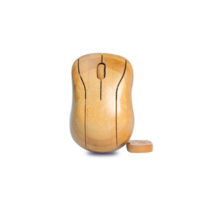 Personalized bulk 2.4G computer bamboo wireless mouse