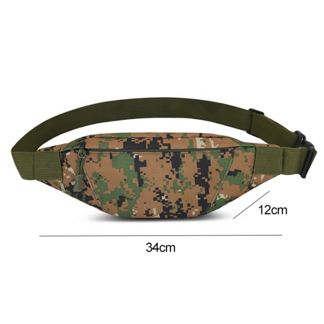 Factory custom fanny pack belt purse sport waist bag for men women pouch tactical waist bag