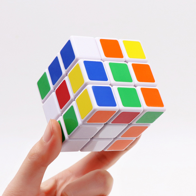 2022 custom children education toys plastic magic cube 3x3