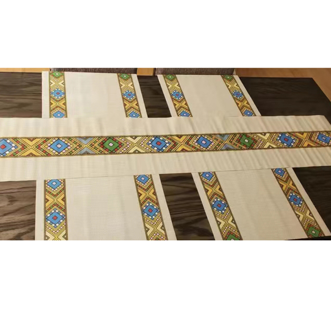 new traditional ethiopian eritrean habesha dining placemat printing saba tilet mat