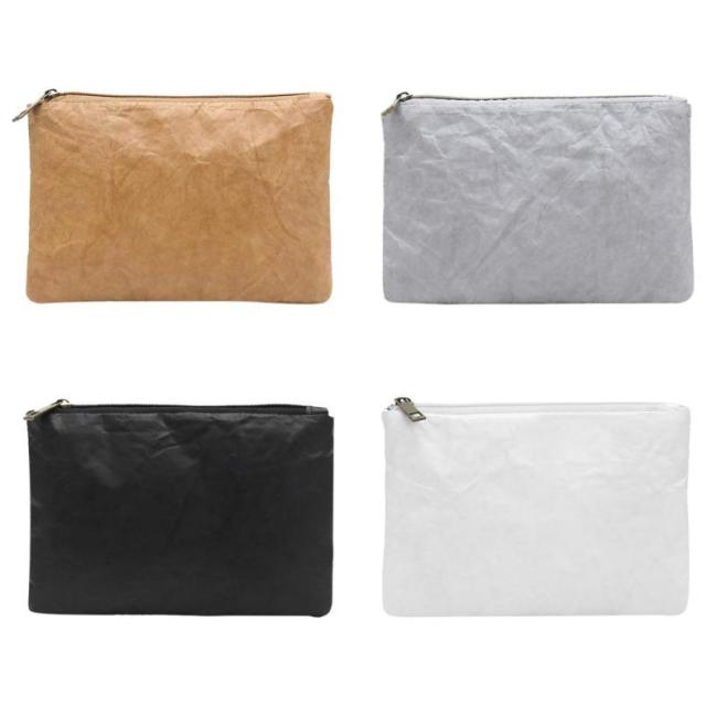 Wholesale new design travel waterproof makeup pouch women tyvek cosmetic bag
