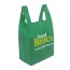 Factory Custom logo Eco Friendly High Quality Reusable Supermarket Shopping bag Non Woven t shirt bag