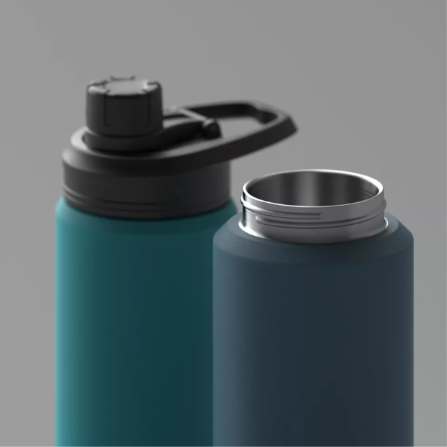 Stainless Steel  12/18/24/32/46 OZ Double Wall Vacuum Insulated Water Bottles With Straw BPA-Free For Sports Camping And Hiking