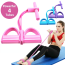 Home Gym Sport Training Four-tube pedal tensioner Pull Ropes  Rower Belly Resistance Band Elastic Bands for Fitness Equipment