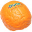 custom pu squeeze foam white brain shaped stress ball