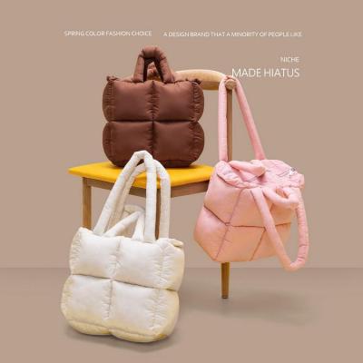 New Arrival Small Puffy Tote Bag Ladies Fashion Tote handbag Women Fashion Customized Logo Puffer Tote Bag