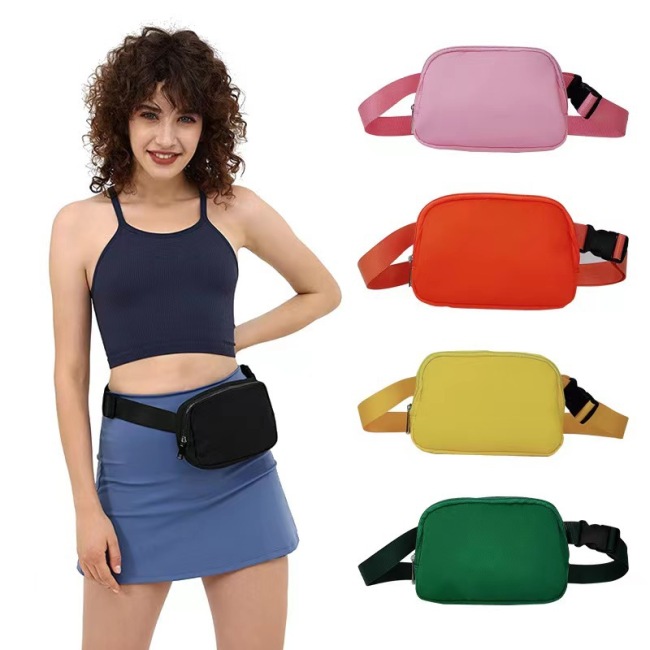 Unisex Mini Belt Chest Small Waist Bag Fanny Pack Pouch Bag For Travel Workout Running Hiking