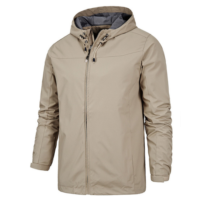 Custom men's polyester reflective windbreaker jacket,vintage retro waterproof windbreaker,sports outdoor plus size Men's Jackets