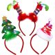 wholesale christmas 2022 holiday christmas Hair Accessories Xmas Tree Head Hat Toppers women Santa Hat christmas decor