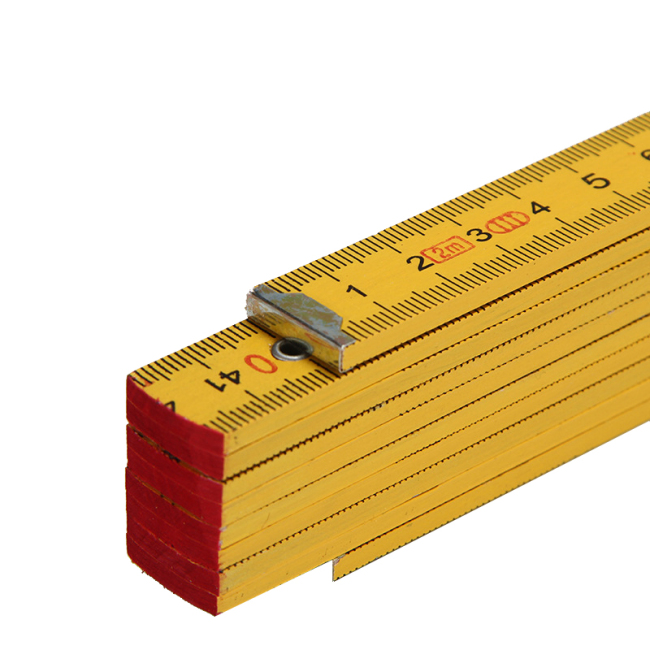 Multi Function Generic Classical Wood Carpenter 2 Meters 10 Folds 6-flat Flexible Read 2m wooden folding Straight Ruler