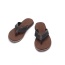 Men's Flip Flops Leather High Quality Customized Logo Flip Flops Wholesale