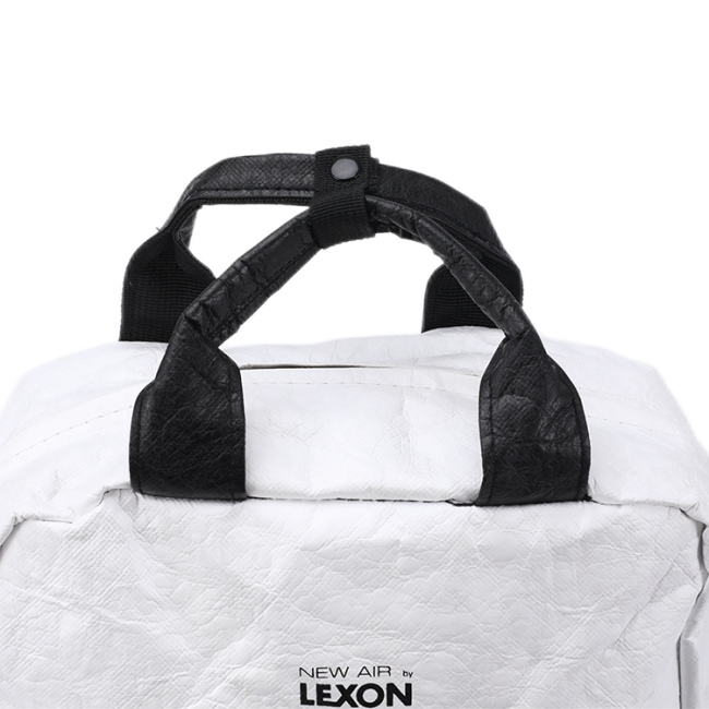 Water resistant nonwoven dupont tyvek paper bag backpack with carry handle