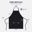Cheap Custom Logo Printed Cotton Polyester Kitchen Cooking Cleaning Chef Apron