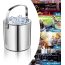 1.3L Large Capacity Wine Custom Beer Bucket for Sale Insulated Stainless Steel Blanks Sublimation Ice Buckets with Lid